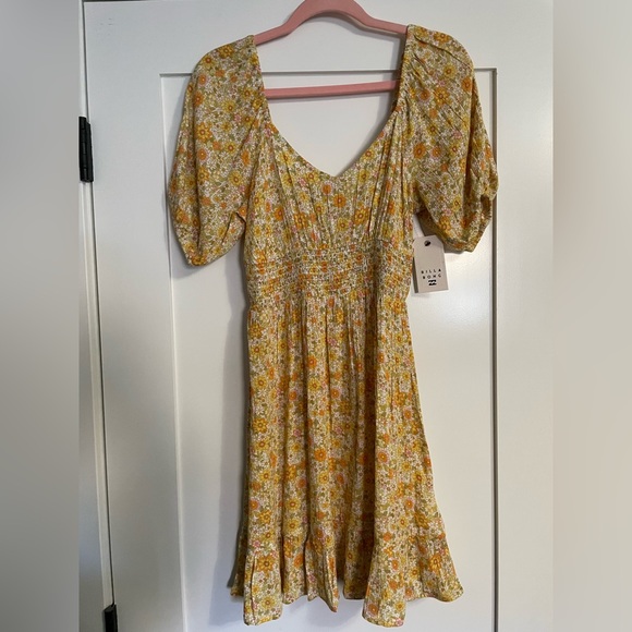 Billabong Something Pretty floral mini Dress - Picture 2 of 12